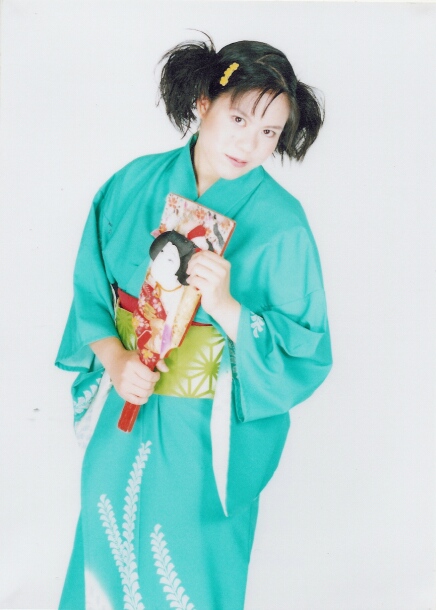 kimono and fan